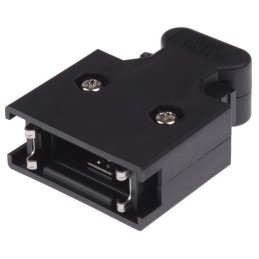 1 pcs - 3M 103 Series PBT D Sub Backshell, 14 Way, Strain Relief