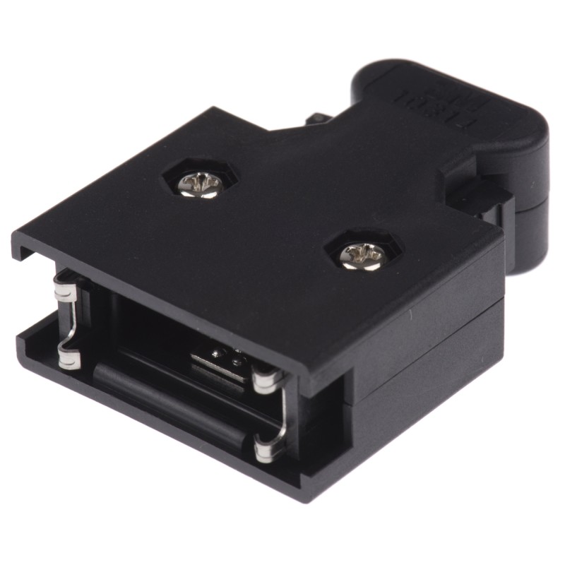 1 pcs - 3M 103 Series PBT D Sub Backshell, 14 Way, Strain Relief