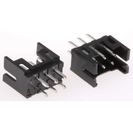 50 pcs - DF11-6DP-2DSA(08) Hirose DF11 Series Straight Through Hole PCB Header, 6 Contact(s), 2.0mm Pitch, 2 Row(s), Shrouded