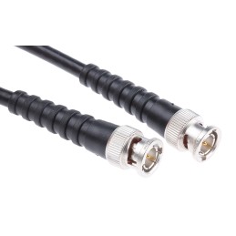 1 pcs - Telegartner Male BNC to Male BNC Coaxial Cable, 3m, RG59 Coaxial, Terminated