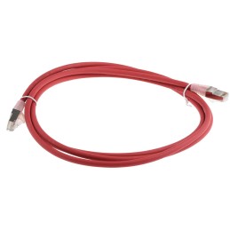 1 pcs - RS PRO Cat6 Male RJ45 to Male RJ45 Ethernet Cable, F/UTP, Red LSZH Sheath, 2m