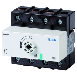 1 pcs - Eaton 3 pole + SN (direct Pole Surface Mount Isolator Switch - 125A Maximum Current, 59kW Power Rating, IP20