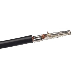 20 pcs - 68801-4957 Molex Female Mega-Fit to Female Mega-Fit Crimped Wire, 300mm, 4.0mm², Black