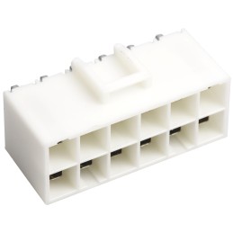 5 pcs - JST VL Series Straight Through Hole PCB Header, 12 Contact(s), 6.2mm Pitch, 2 Row(s), Shrouded