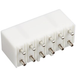 5 pcs - JST VL Series Straight Through Hole PCB Header, 12 Contact(s), 6.2mm Pitch, 2 Row(s), Shrouded