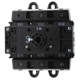 1 pcs - Eaton 3P Pole Panel Mount Isolator Switch - 125A Maximum Current, 45kW Power Rating, IP65