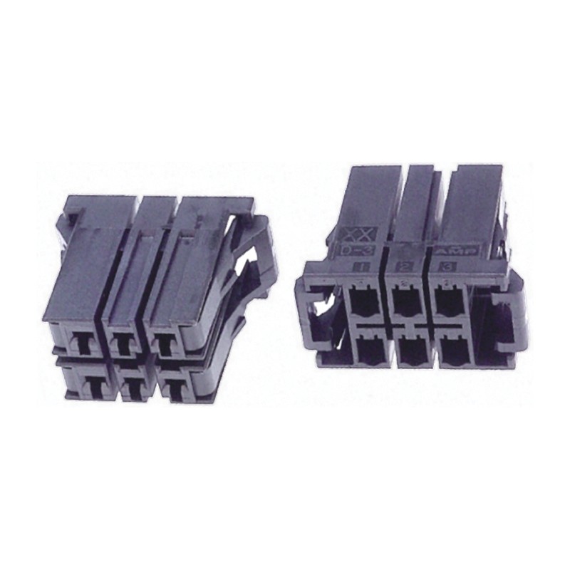 10 pcs - 3-917659-5 TE Connectivity, Dynamic 3000 Female Connector Housing, 5.08mm Pitch, 10 Way, 2 Row
