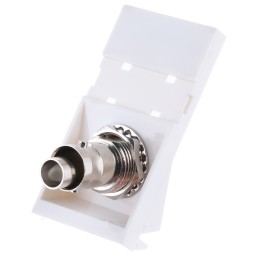 1 pcs - MK Electric, jack Wall Mount BNC Connector, 50Ω, Crimp Termination, Straight Body