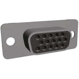 1 pcs - TE Connectivity Amplimite 90 15 Way Cable Mount D-sub Connector Socket