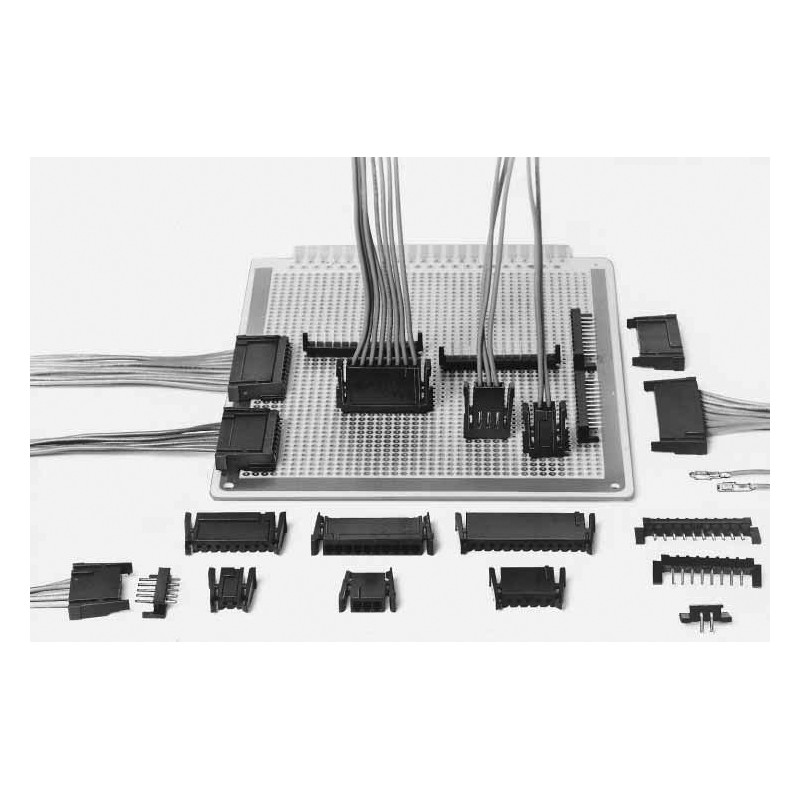 60 pcs - HNC2-2.5S-2 Hirose, HNC Female Crimp Connector Housing, 2.5mm Pitch, 2 Way, 1 Row
