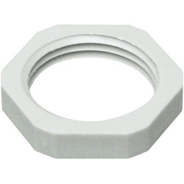 50 pcs - G4325010 SIB Grey Fibreglass PA Cable Gland Locknut, M25 Thread