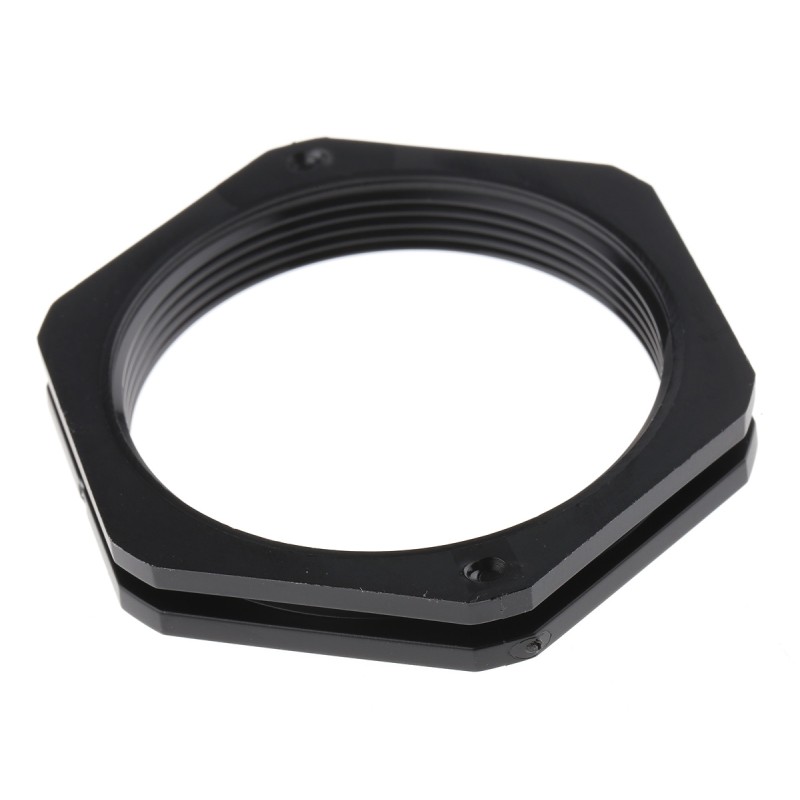 20 pcs - RS PRO Black PA 6 Cable Gland Locknut, M50 Thread