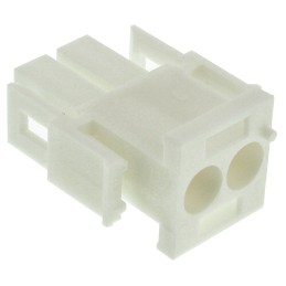 20 pcs - 350777-4 TE Connectivity, Universal MATE-N-LOK Male Connector Housing, 6.35mm Pitch, 2 Way, 1 Row