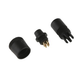 1 pcs - binder Circular Connector, 4 Contacts, Cable Mount, Subminiature Connector, Socket, IP40, 719 Series