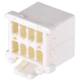 50 pcs - 51353-0800 Molex, MicroClasp Female Connector Housing, 2mm Pitch, 8 Way, 2 Row