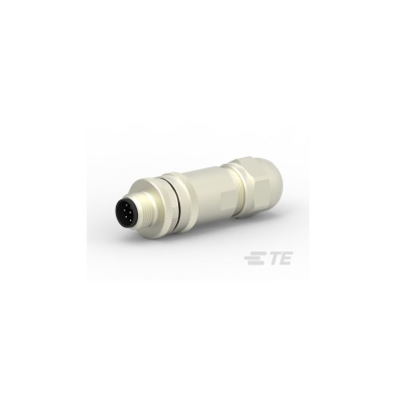 1 pcs - TE Connectivity Circular Connector, 8 Contacts, M12 Connector, Male