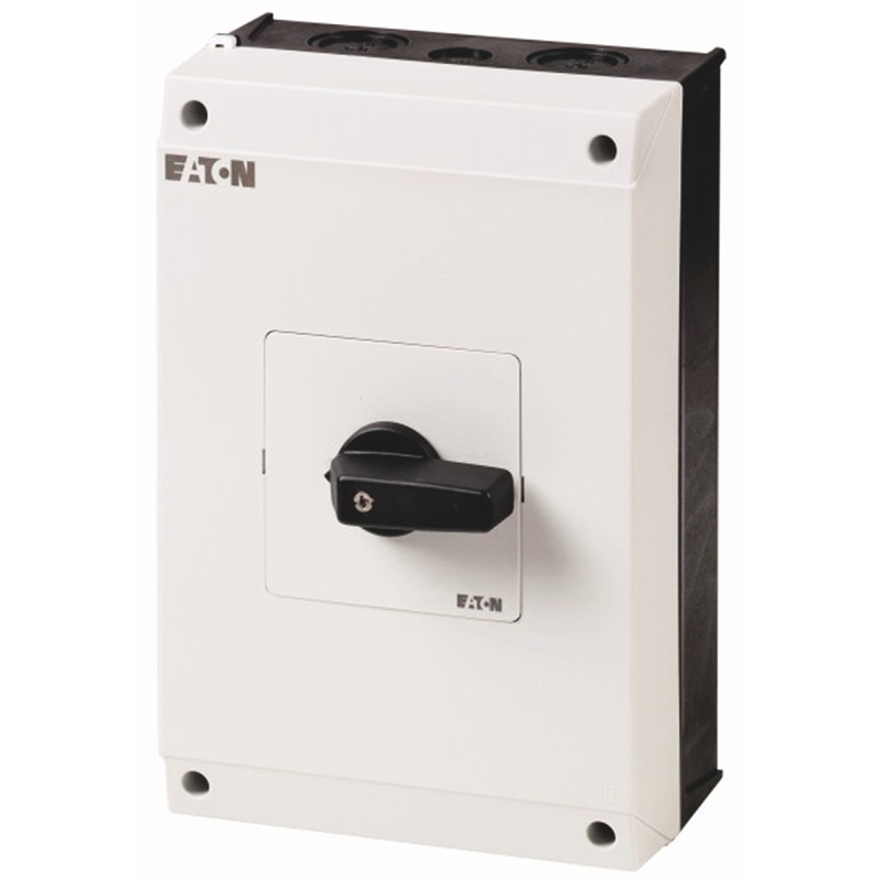1 pcs - Eaton 6P Pole Isolator Switch - 63A Maximum Current, 37kW Power Rating, IP65