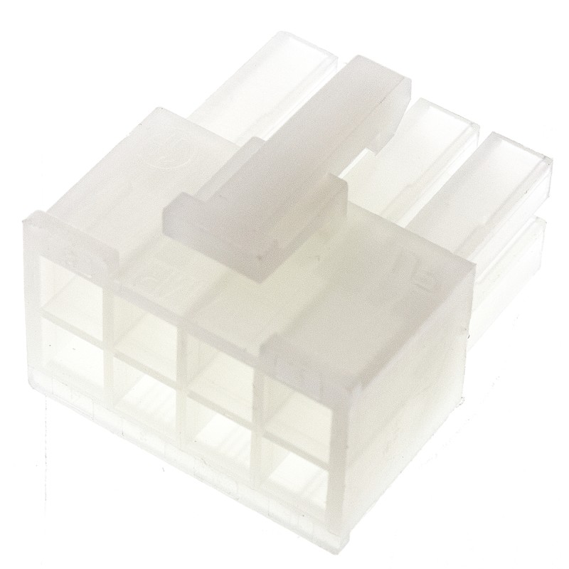 100 pcs - 794954-8 TE Connectivity, VAL-U-LOK Female Connector Housing, 4.2mm Pitch, 8 Way, 2 Row