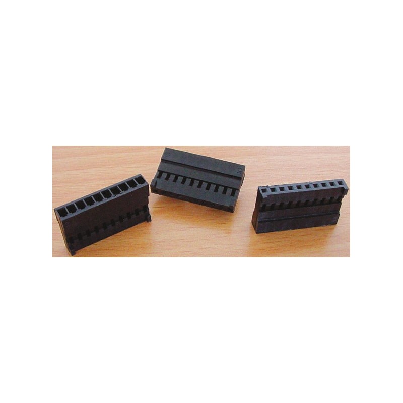 60 pcs - 661010113322 Stelvio Kontek, 48532480 Male Connector Housing, 2.54mm Pitch, 10 Way, 1 Row