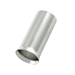 1000 pcs - RS PRO Bootlace Ferrule, 7mm Pin Length, 2.6mm Pin Diameter, 2.5mm² Wire Size, Silver