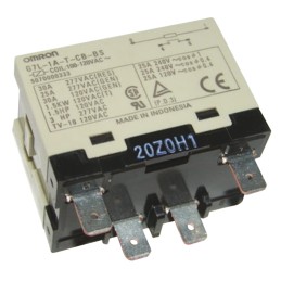 1 pcs - Omron Panel Mount Power Relay, 6V dc Coil, 30A Switching Current, SPST