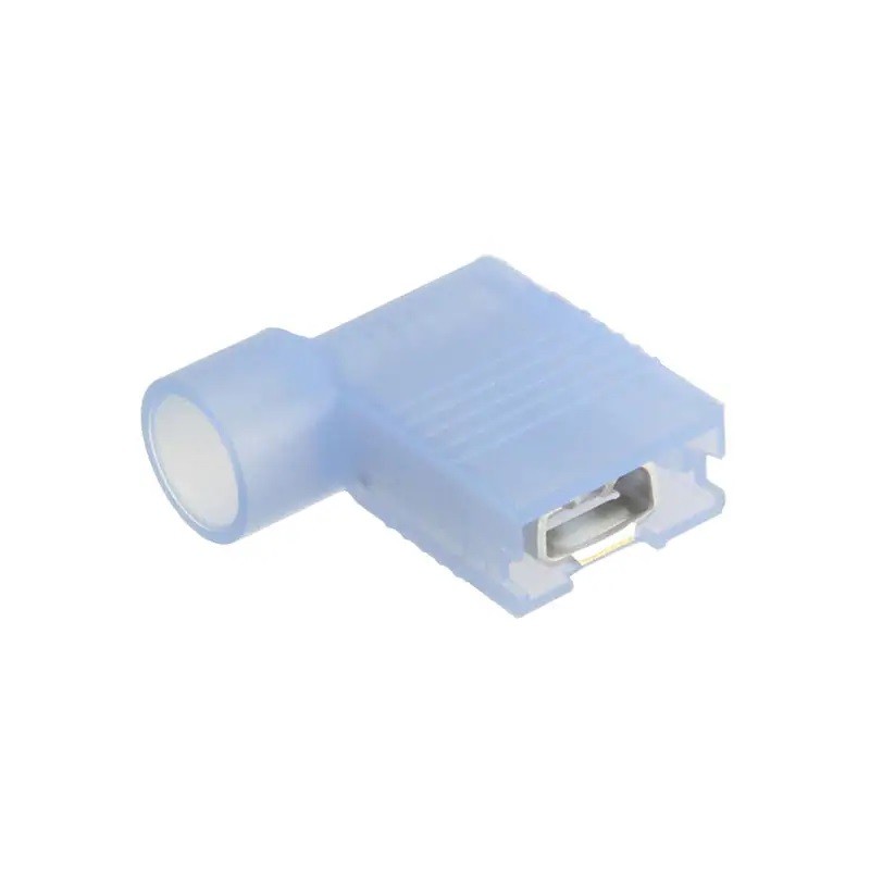 60 pcs - 190070035 Molex 19007 Blue Insulated Female Spade Connector, Flag Terminal, 4.75 x 0.81mm Tab Size