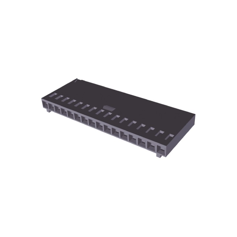 20 pcs - 1-102241-4 TE Connectivity, AMPMODU MOD IV Female Connector Housing, 2.54mm Pitch, 16 Way, 1 Row