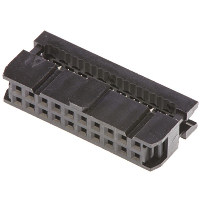 1 pcs - Amphenol 20-Way IDC Connector Socket for Cable Mount, 2-Row