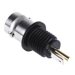 1 pcs - Telegartner, jack Panel Mount BNC Connector, 50Ω, Solder Termination, Straight Body