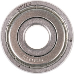 1 pcs - RS PRO 6301-2Z/C3 Single Row Deep Groove Ball Bearing- Both Sides Shielded 12mm I.D, 37mm O.D