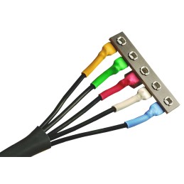 14 pcs - F2211/2 BK066 Alpha Wire Heat Shrink Tubing, Black 12.7mm Sleeve Dia. x 152mm Length 2:1 Ratio, FIT-221 Series