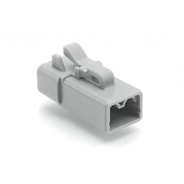 10 pcs - ATP06-2S Amphenol Industrial, ATP Automotive Connector Socket 2 Way, Crimp Termination