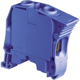 5 pcs - Entrelec ZS35 Series Blue Feed Through Terminal Block, 35mm², Double-Level, Screw Termination, ATEX