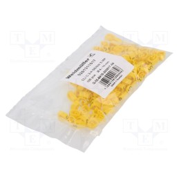 200 pcs : CLI C 2-4 GE/SW 5 MP - Markers, Marking: 5, 4÷10mm, PVC, yellow, -30÷80°C, leaded, CLI C