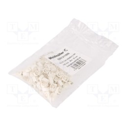 200 pcs : CLI C 2-4 WS/SW 0 MP - Markers, Marking: 0, 4÷10mm, PVC, white, -30÷80°C, leaded, CLI C