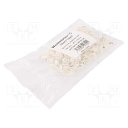 200 pcs : CLI C 2-4 WS/SW 5 MP - Markers, Marking: 5, 4÷10mm, PVC, white, -30÷80°C, leaded, CLI C
