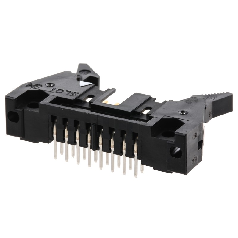 1 pcs - Hirose HIF3B Series Right Angle Through Hole PCB Header, 16 Contact(s), 2.54mm Pitch, 2 Row(s), Shrouded