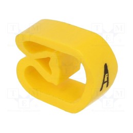 50 pcs : CLI C 3-6 GE/SW A MP - Markers, Marking: A, 8÷16mm, PVC, yellow, -30÷80°C, leaded, CLI C