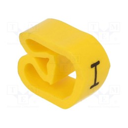 50 pcs : CLI C 3-6 GE/SW I MP - Markers, Marking: I, 8÷16mm, PVC, yellow, -30÷80°C, leaded, CLI C
