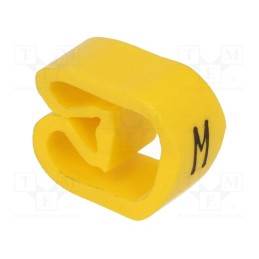 50 pcs : CLI C 3-6 GE/SW M MP - Markers, Marking: M, 8÷16mm, PVC, yellow, -30÷80°C, leaded, CLI C