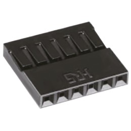 50 pcs - A2-5S-2.54C Hirose A2 Series Straight Cable Mount PCB Socket, 5-Contact, 1-Row, 2.54mm Pitch, Crimp Termination