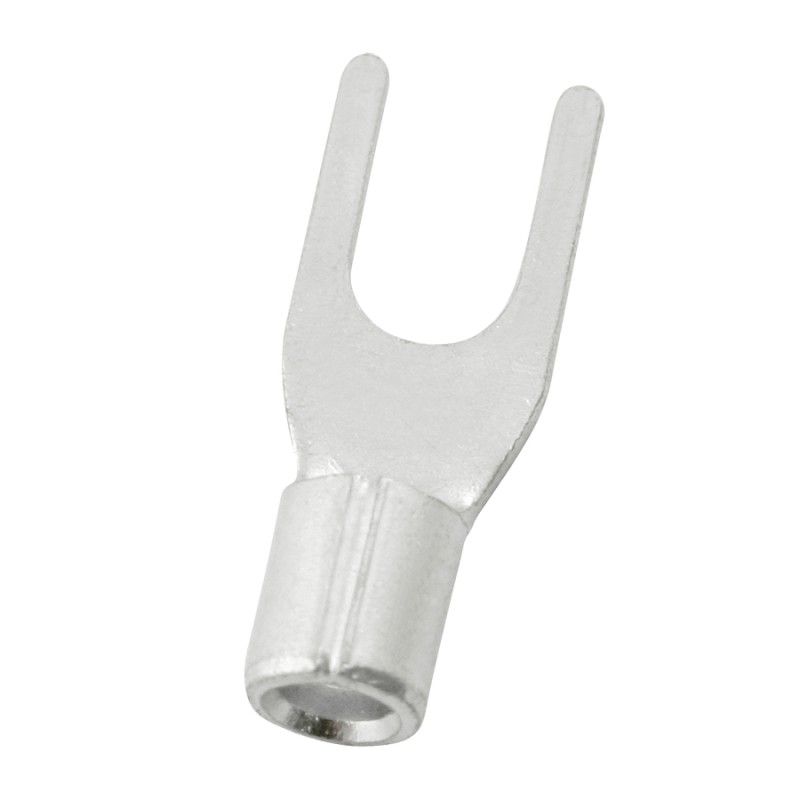 300 pcs - RS PRO Uninsulated Crimp Spade Connector, 1.5mm² to 2.5mm², 16AWG to 14AWG, 3.7mm Stud Size