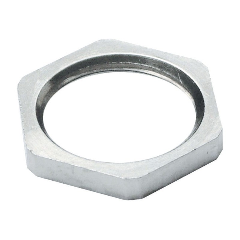 50 pcs - D4007104 SIB Nickel Nickel Plated Brass Cable Gland Locknut, PG7 Thread