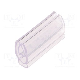 200 pcs : CLI T 2-20 - Markers, 4÷10mm, PVC, transparent, -30÷80°C, CLI T, UL94V-0, H: 20mm