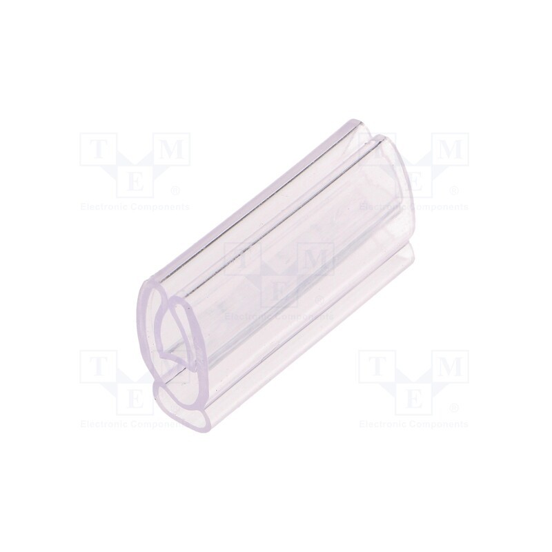 200 pcs : CLI T 2-20 - Markers, 4÷10mm, PVC, transparent, -30÷80°C, CLI T, UL94V-0, H: 20mm