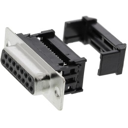 1 pcs - RS PRO 15 Way Cable Mount D-sub Connector Socket, 1.27mm Pitch