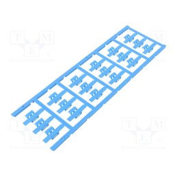 150 pcs : SFC 2/30 MC NE BL - Markers, 3÷5mm, polyamide 66, blue, -40÷100°C, snap fastener, SFC