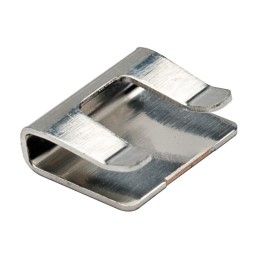 100 pcs - S8101-46R HARWIN Silver Tin Plated Copper Alloy Grounding Clip, 1mm Max. Bundle