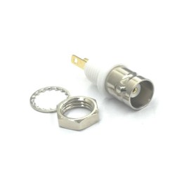 1 pcs - RS PRO, jack Panel Mount BNC Connector, 50Ω, Vertical Body