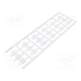 150 pcs : SFC 2/30 MC NE WS - Markers, 3÷5mm, polyamide 66, white, -40÷100°C, snap fastener, SFC